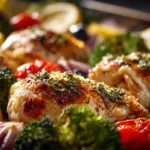 Sheet Pan Garlic Butter Chicken and Veggies