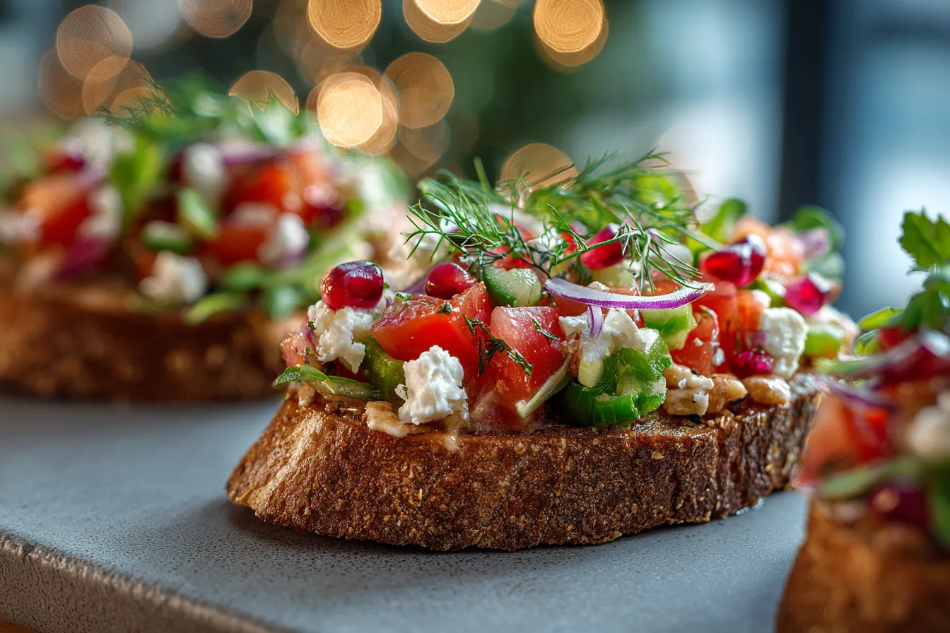 Delicious Simple Christmas Bruschetta Wreath Recipe Unveiled