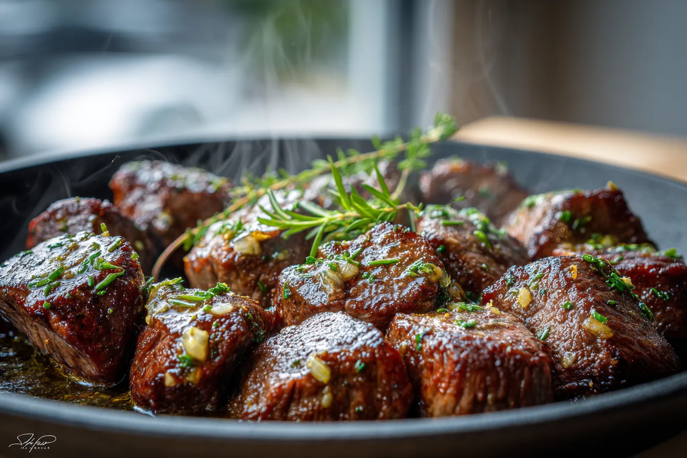 292 sizzling garlic butter steak bites made easy in the air fryer 2 694aca18b0a50