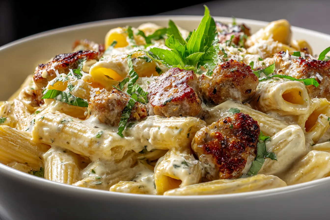 Irresistible Slow Cooker Creamy Italian Sausage Pasta Recipe