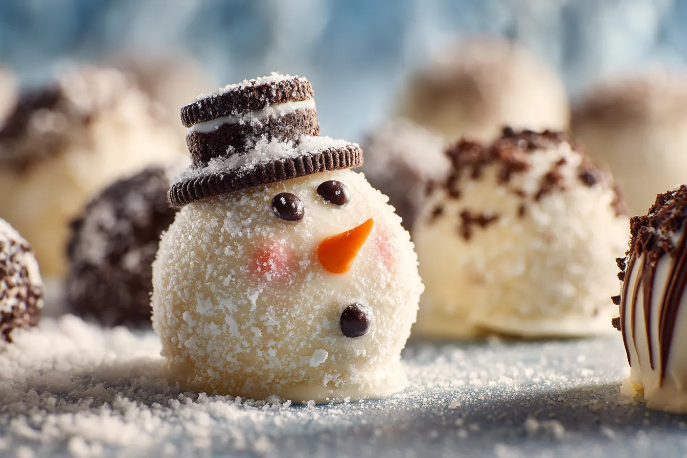 Irresistible Snowman Oreo Truffles Easy Fun Holiday Treats