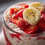 Strawberry Banana Overnight Oats