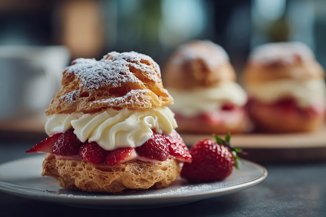 Irresistible Strawberry Cream Puffs Recipe Easy Delightful