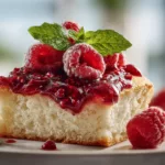 Sweet Focaccia with Raspberry Jam