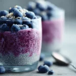 Tasty Keto Blueberry Chia Pudding - Quick Snack or Breakfast