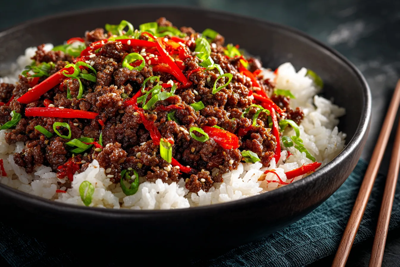 Delicious Teriyaki Ground Beef StirFry Recipe You Must Try