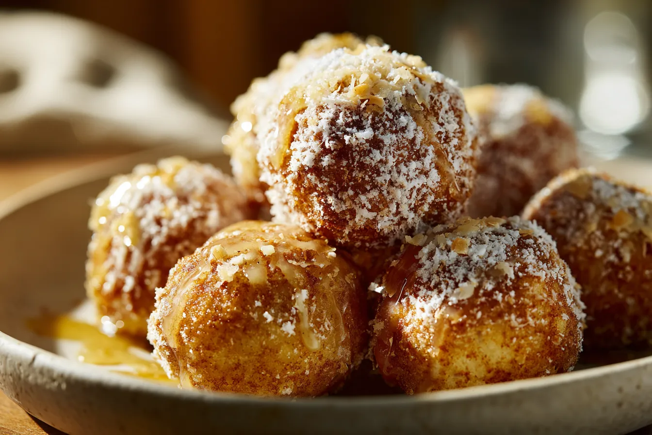 “Delicious 2-Ingredient Banana Donut Holes: Quick & Easy Recipe”