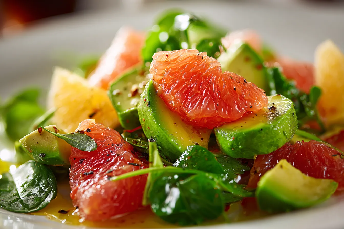 Delicious Avocado Grapefruit Salad: Fresh & Wholesome Recipe