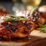 BBQ Chicken Thighs with a Low Carb Twist