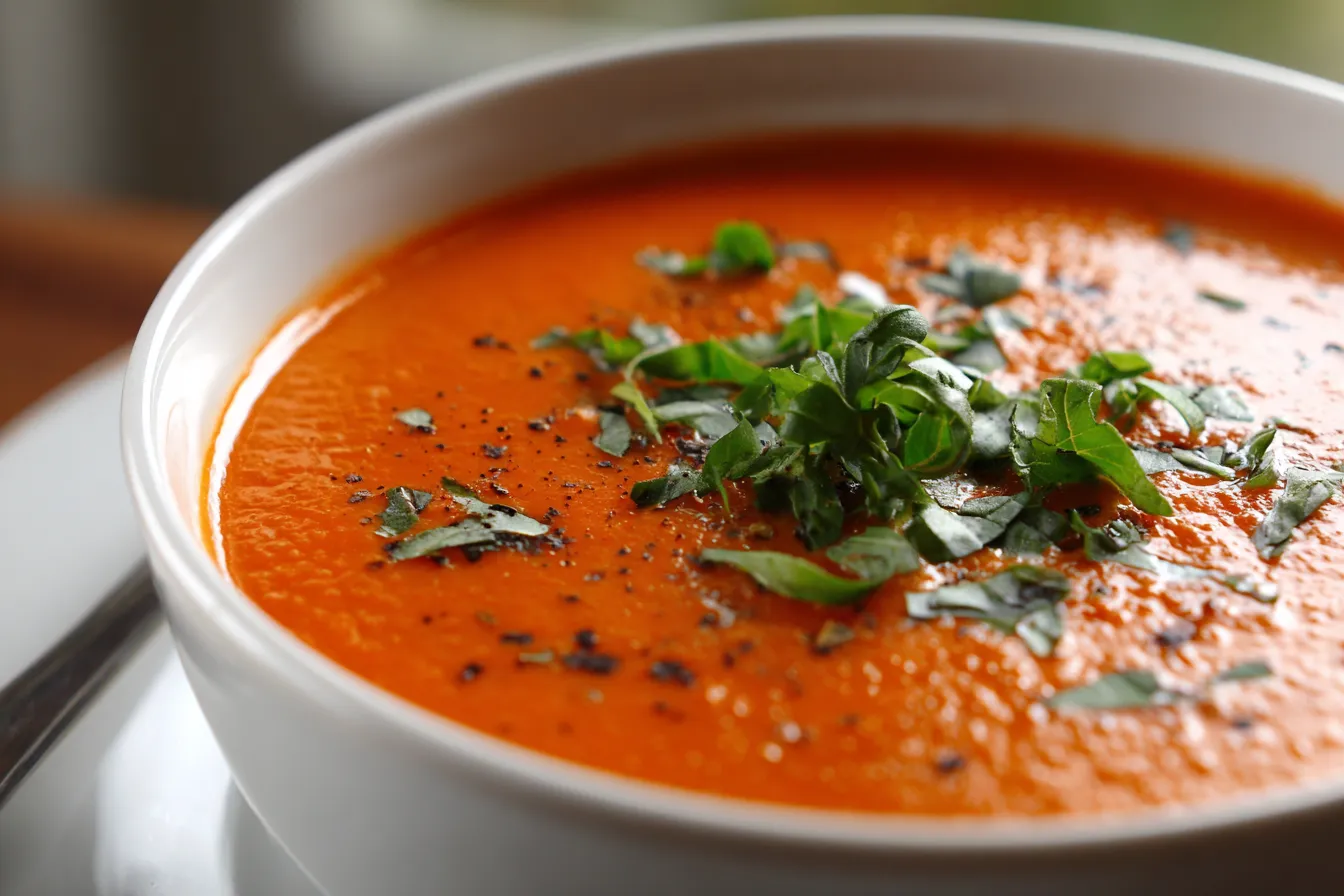 Irresistible Creamy Tomato Basil Soup Recipe for Food Lovers