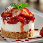 Cheesecake Stuffed Shortcake Strawberries