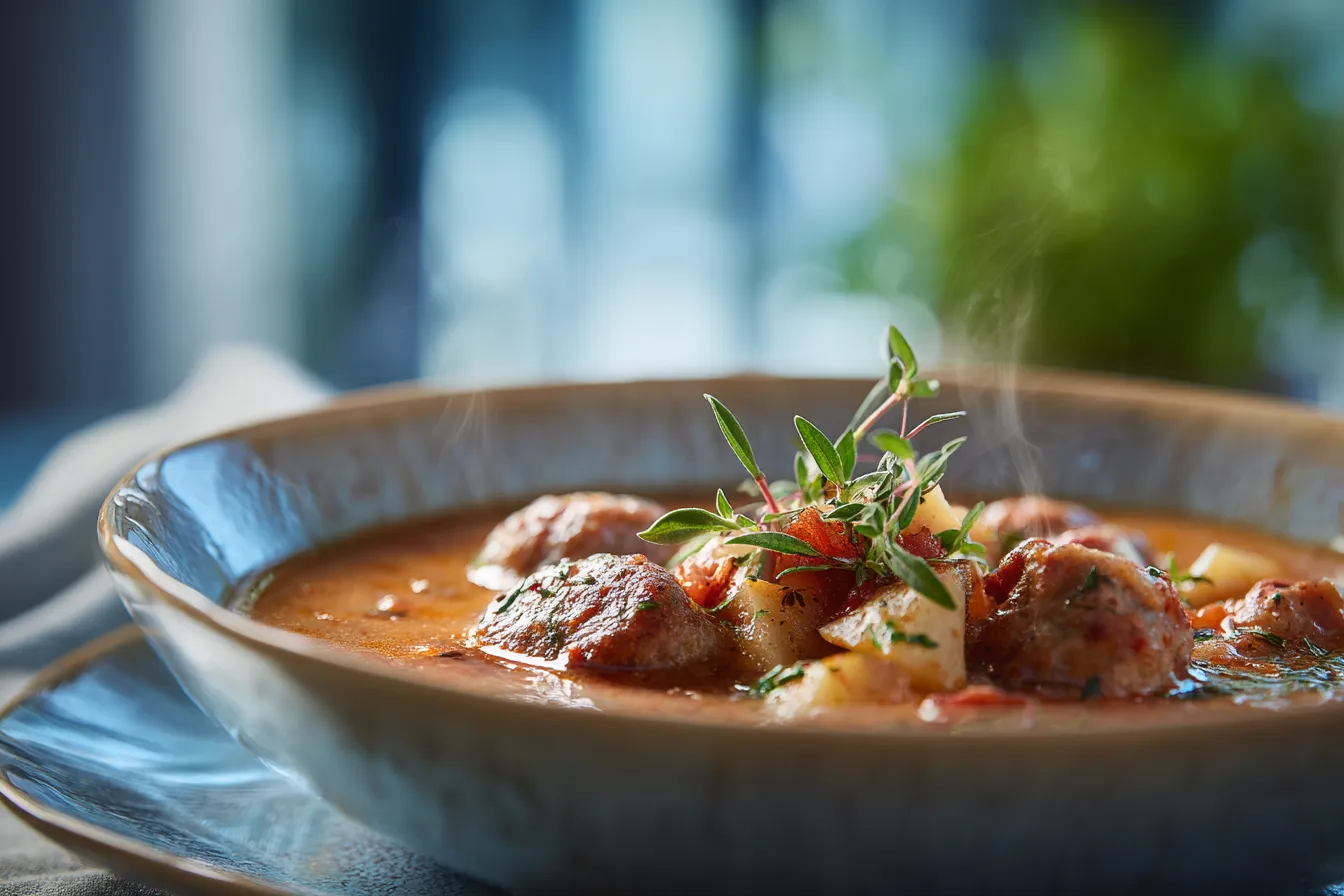 Hearty Cozy Italian Sausage Potato Soup Recipe