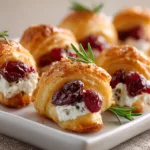 Cranberry Cream Cheese Crescent Bites | Easy Fall Appetizer!