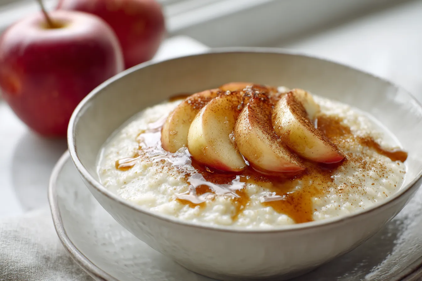 292 creamy vanilla porridge with brown sugar apples 1 696840fca3eb3