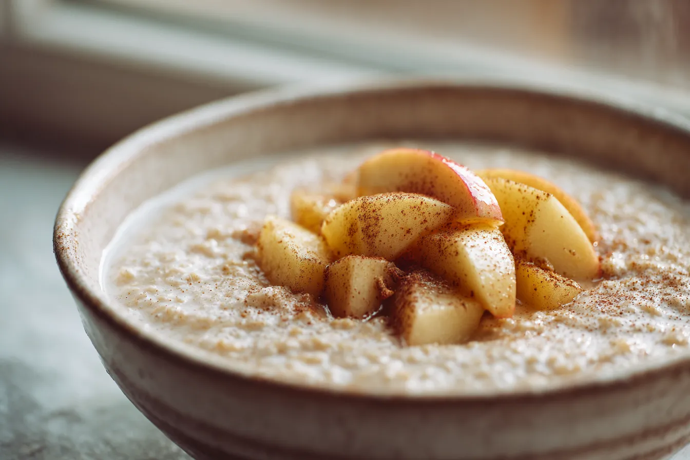 292 creamy vanilla porridge with brown sugar apples 2 696840ff28ef9