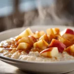 Creamy Vanilla Porridge with Brown Sugar Apples