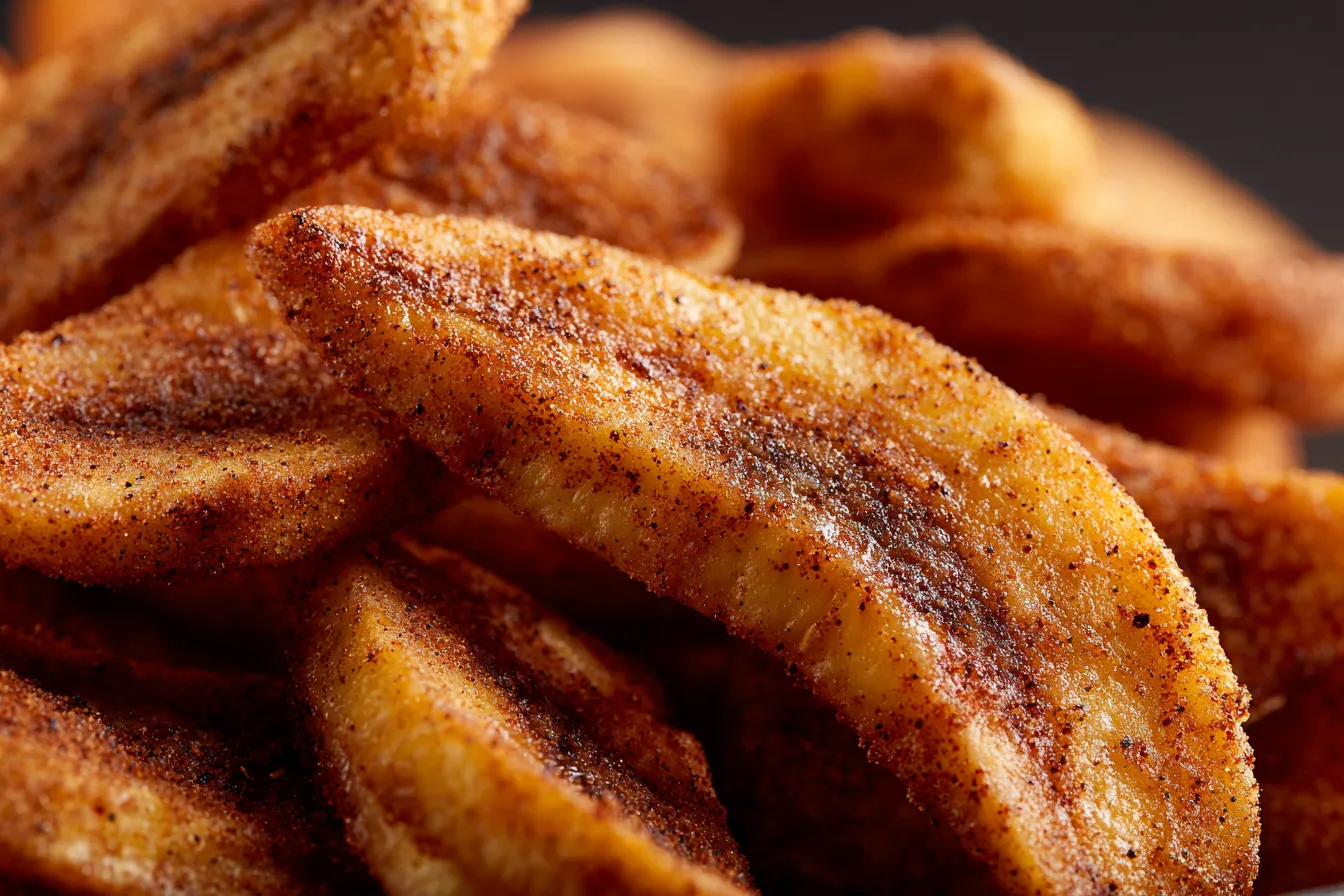 292 crispy cinnamon sugar banana chips delicious air fryer snack 1 697408f27157c
