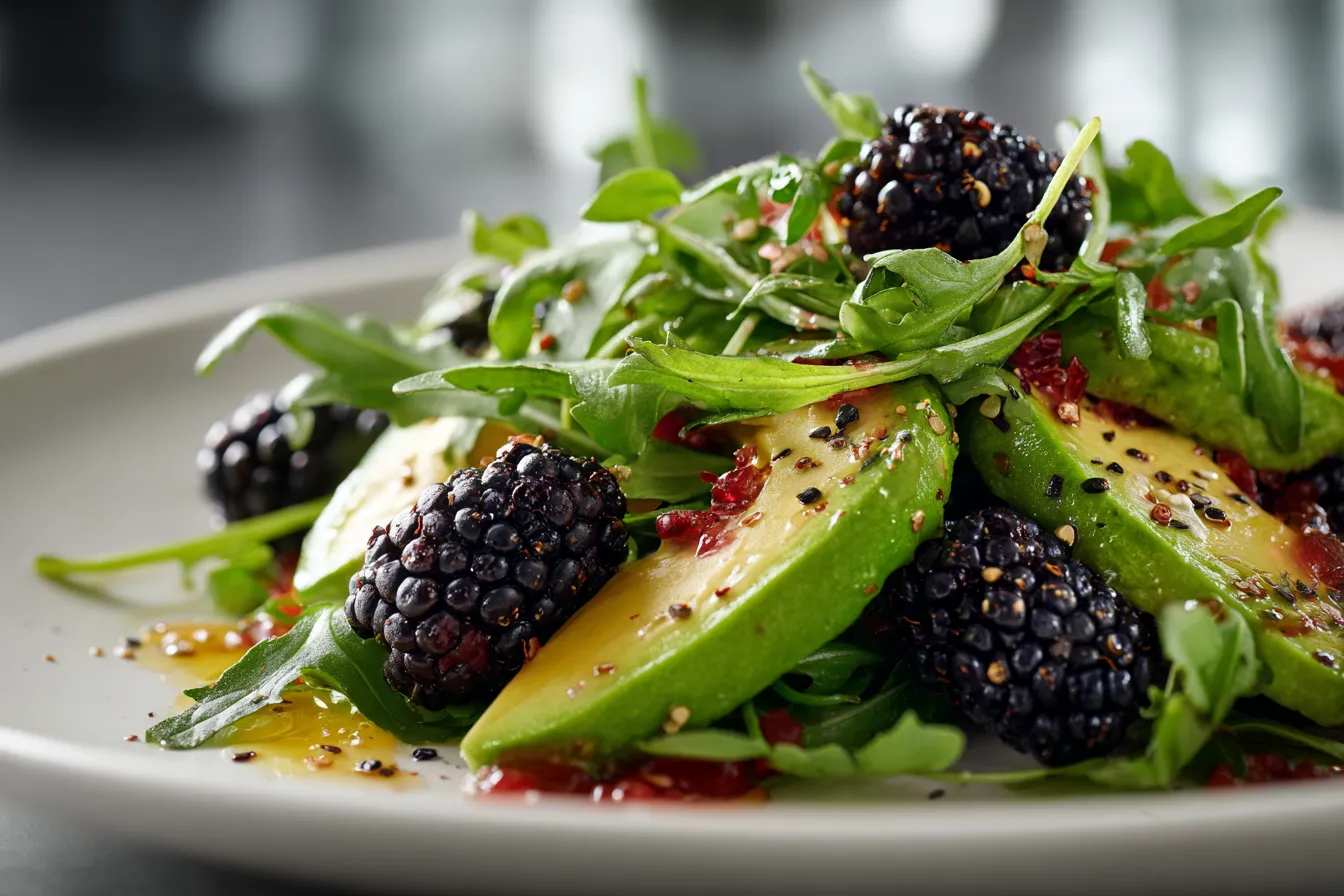 292 delicious blackberry avocado arugula salad 2 697d1c58ea330
