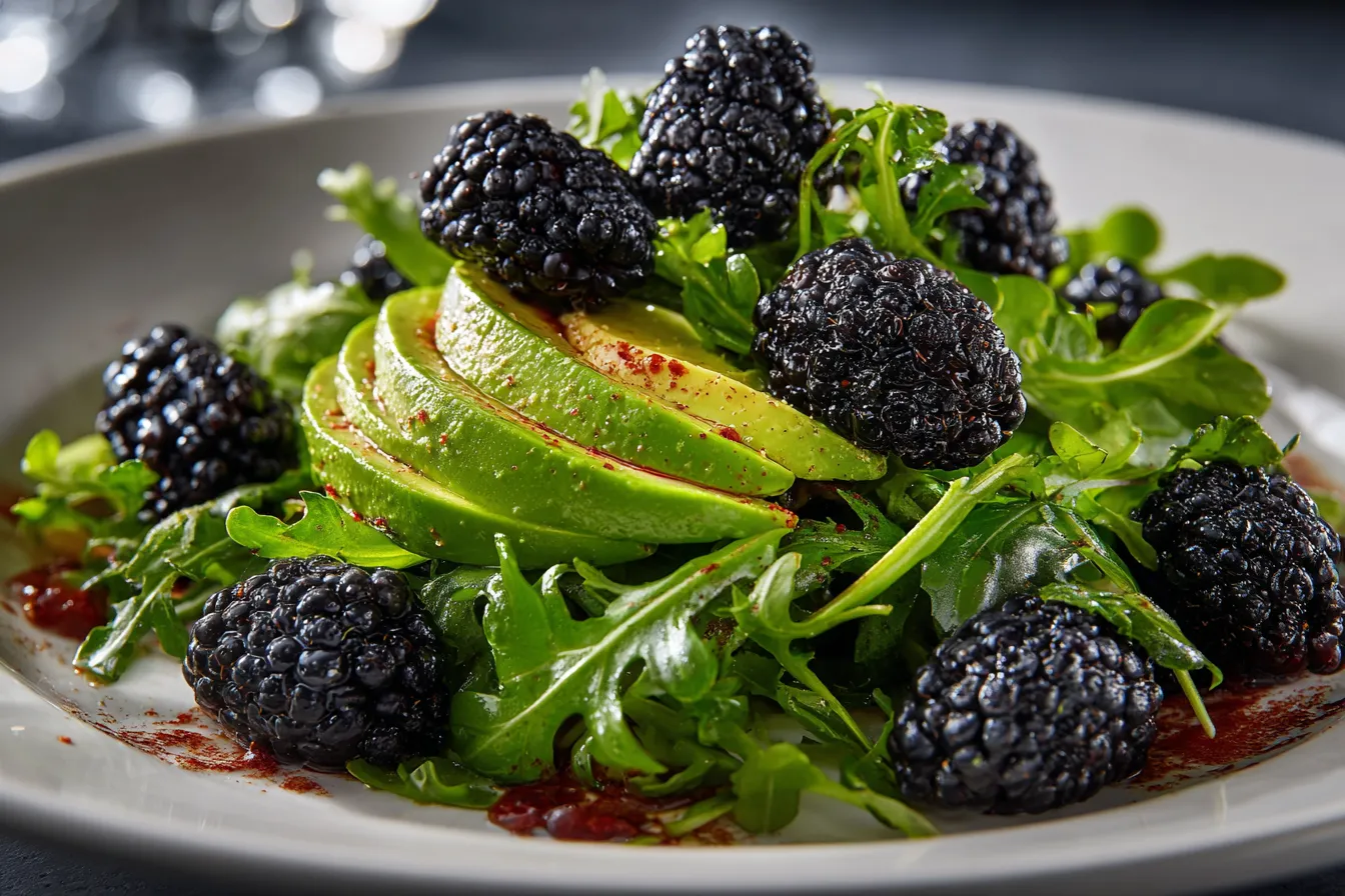 292 delicious blackberry avocado arugula salad 3 697d1c5b70529