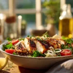 Easy Mediterranean Lemon-Dill Chicken Bowls