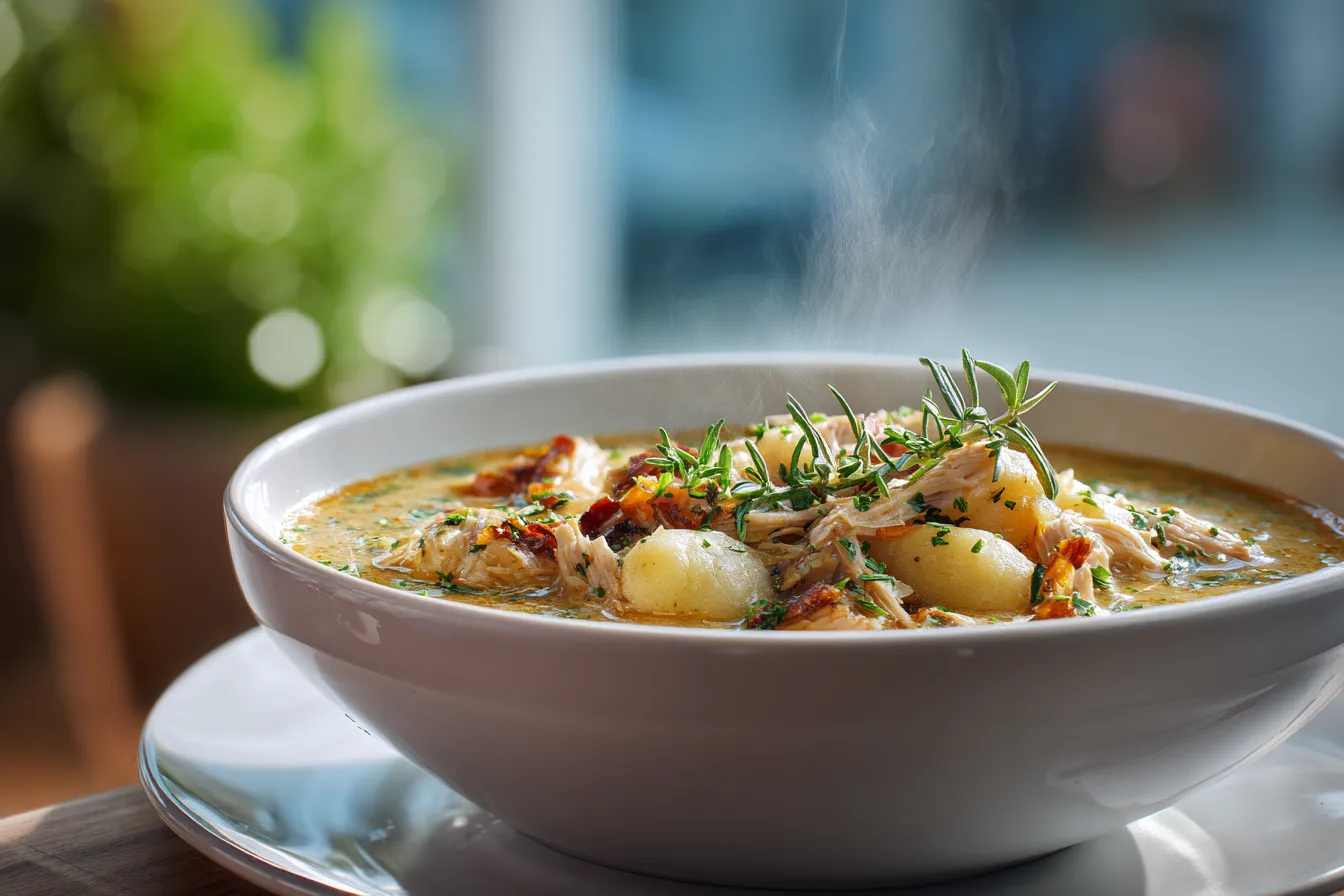 Master Easy Rotisserie Chick Gnocchi Soup in 30 Min