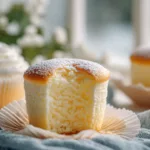Fluffy Japanese Cotton Cheesecake Cupcakes