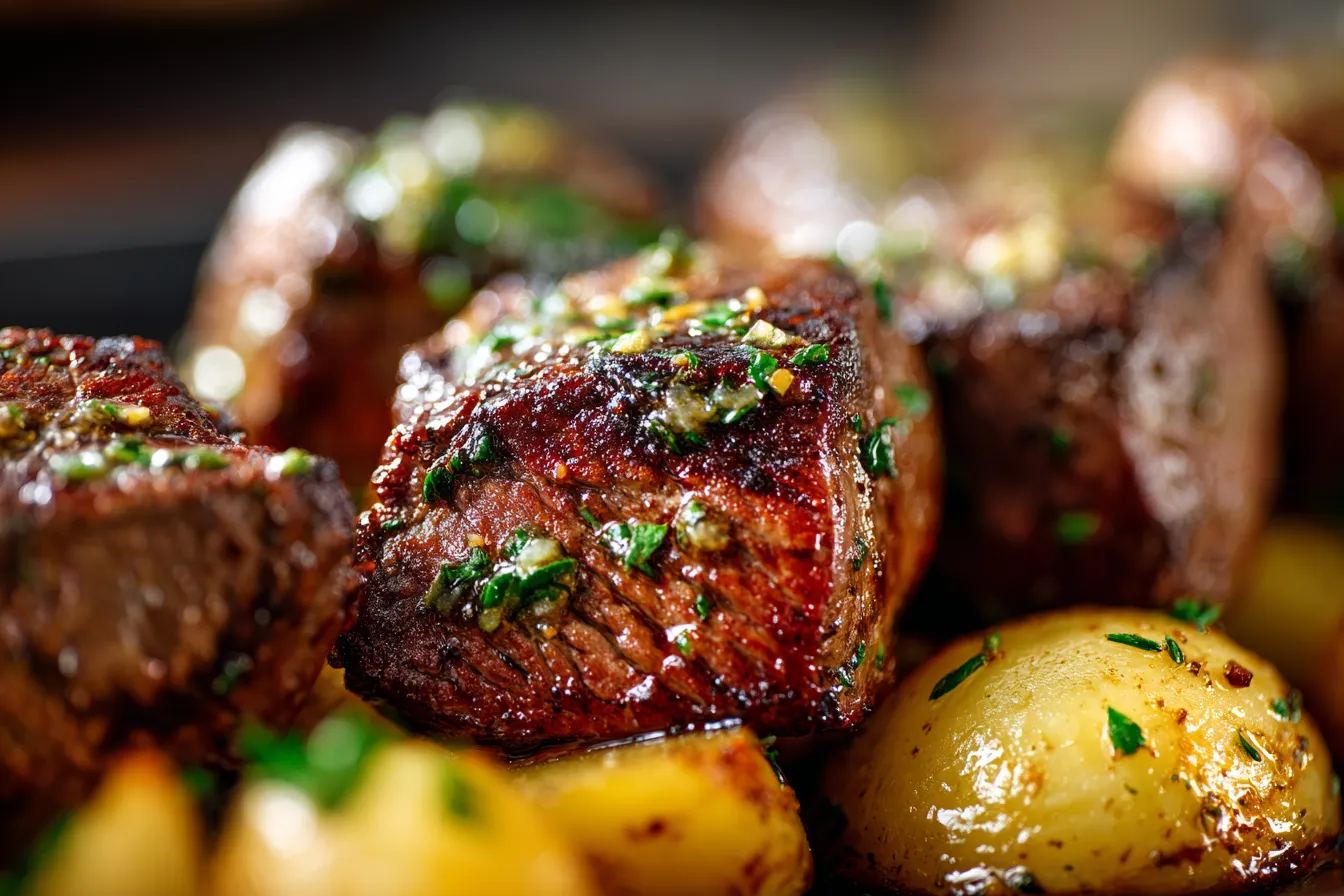 292 garlic butter steak bites and potatoes 4 696d6bc38f538