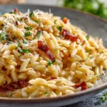 Garlic Parmesan Orzo Pasta