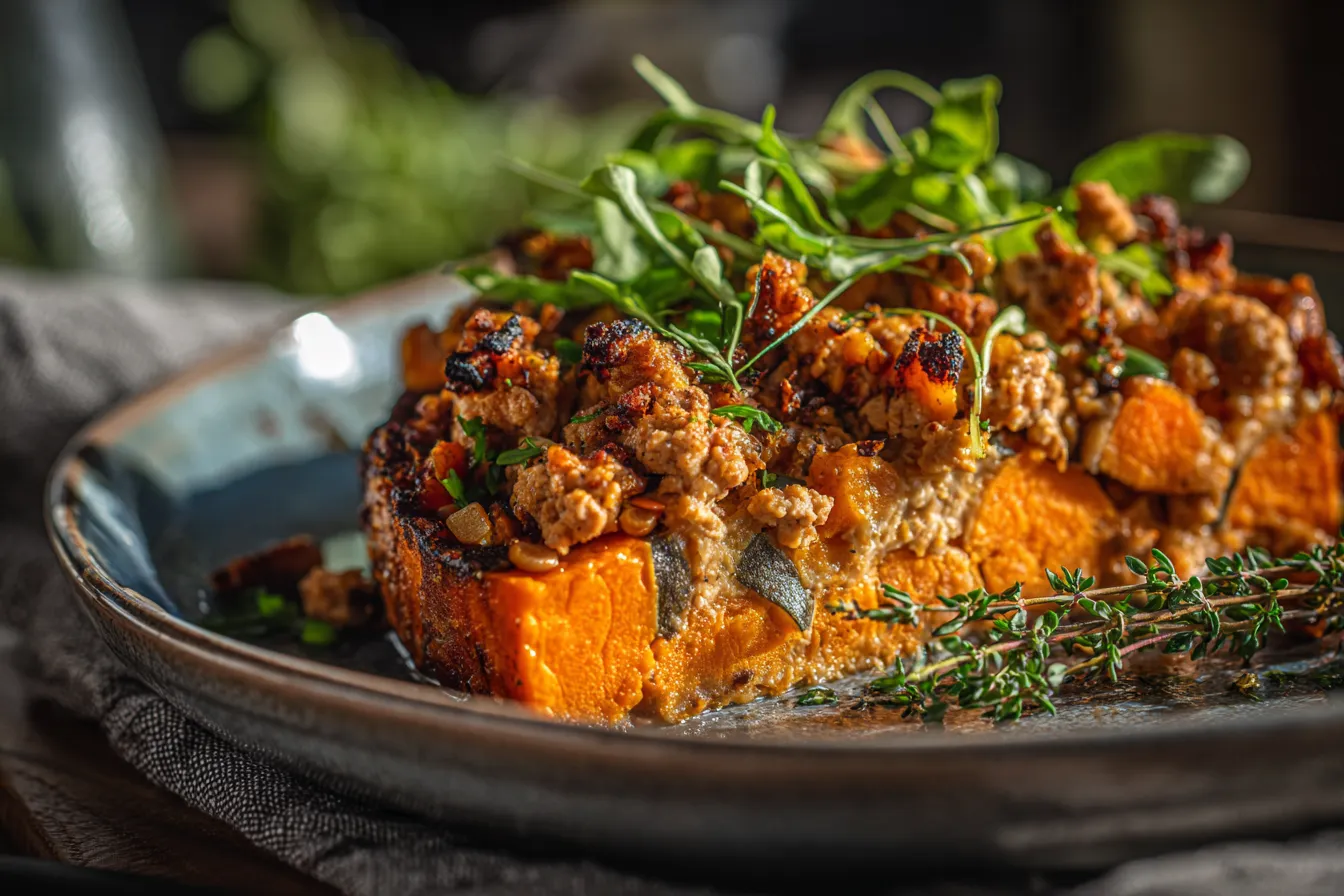 292 healthy ground turkey sweet potato bake 1 695868d413c23