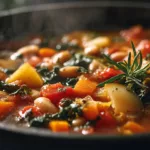 Hearty Winter Veggie Minestrone Soup