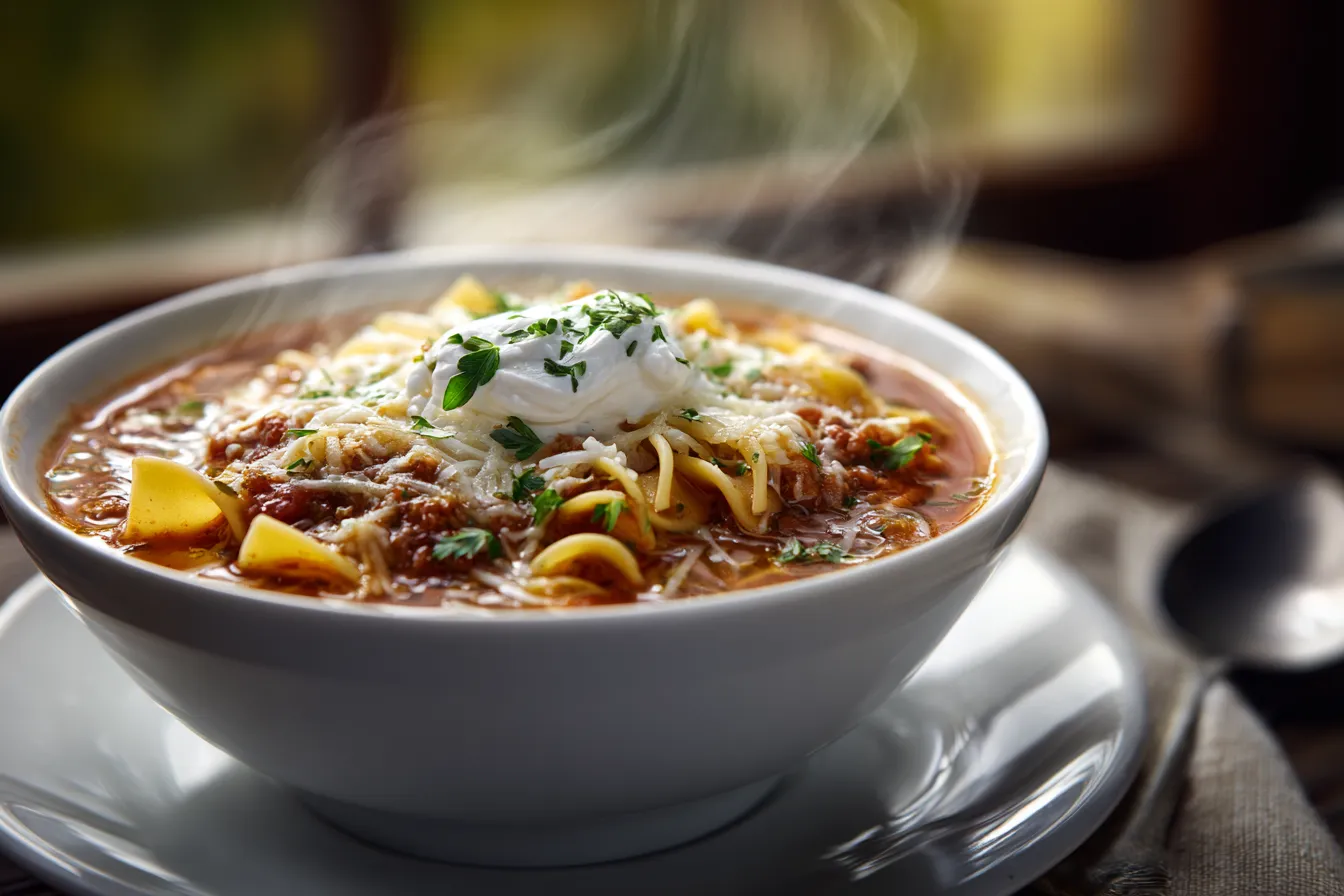 Ultimate High Protein Lasagna Soup Quick Delicious Recipe