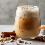 Ice pumpkin spice chai latte