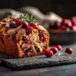 Moist Cranberry Bread with Fresh Cranberries