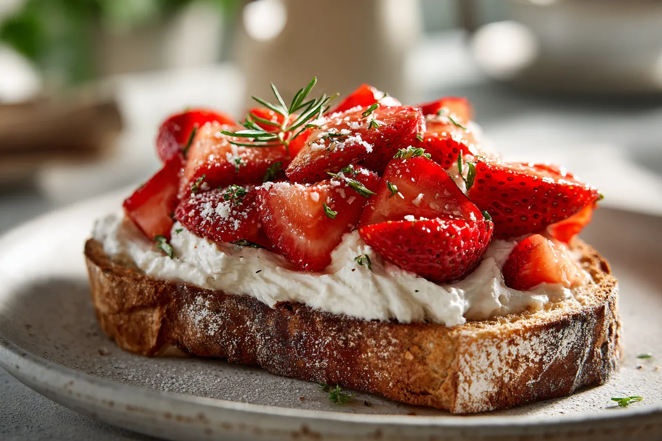 292 roasted strawberry whipped ricotta toast 3 697bdb2a0d52e