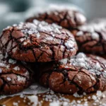 Salted Brownie Crinkle Cookies - Beyond the Butter