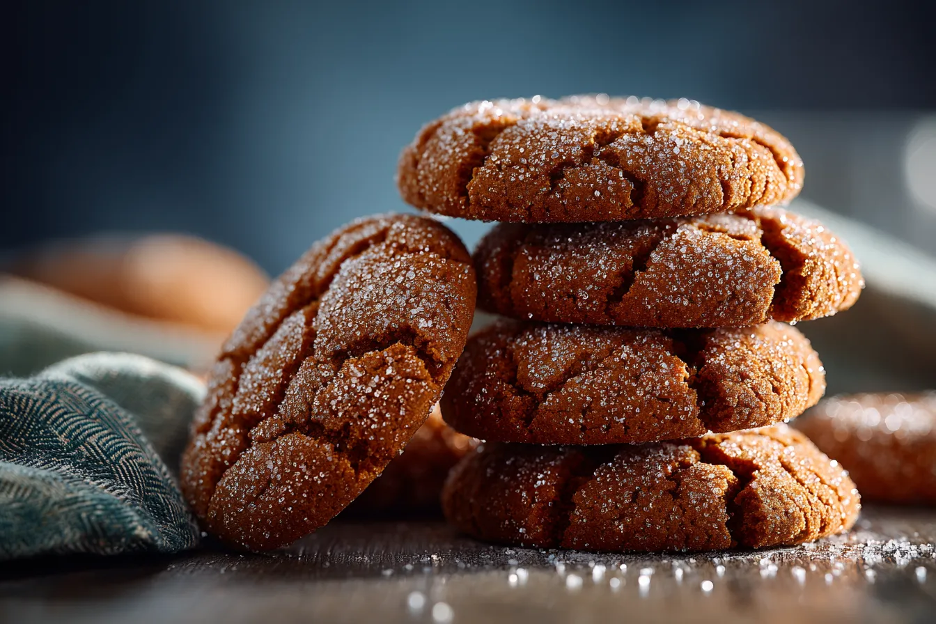 292 soft and spiced gingerbread crinkle cookies 1 69605e55eca98