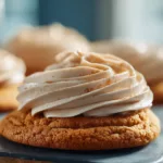 soft pumpkin cookies with cinnamon frosting