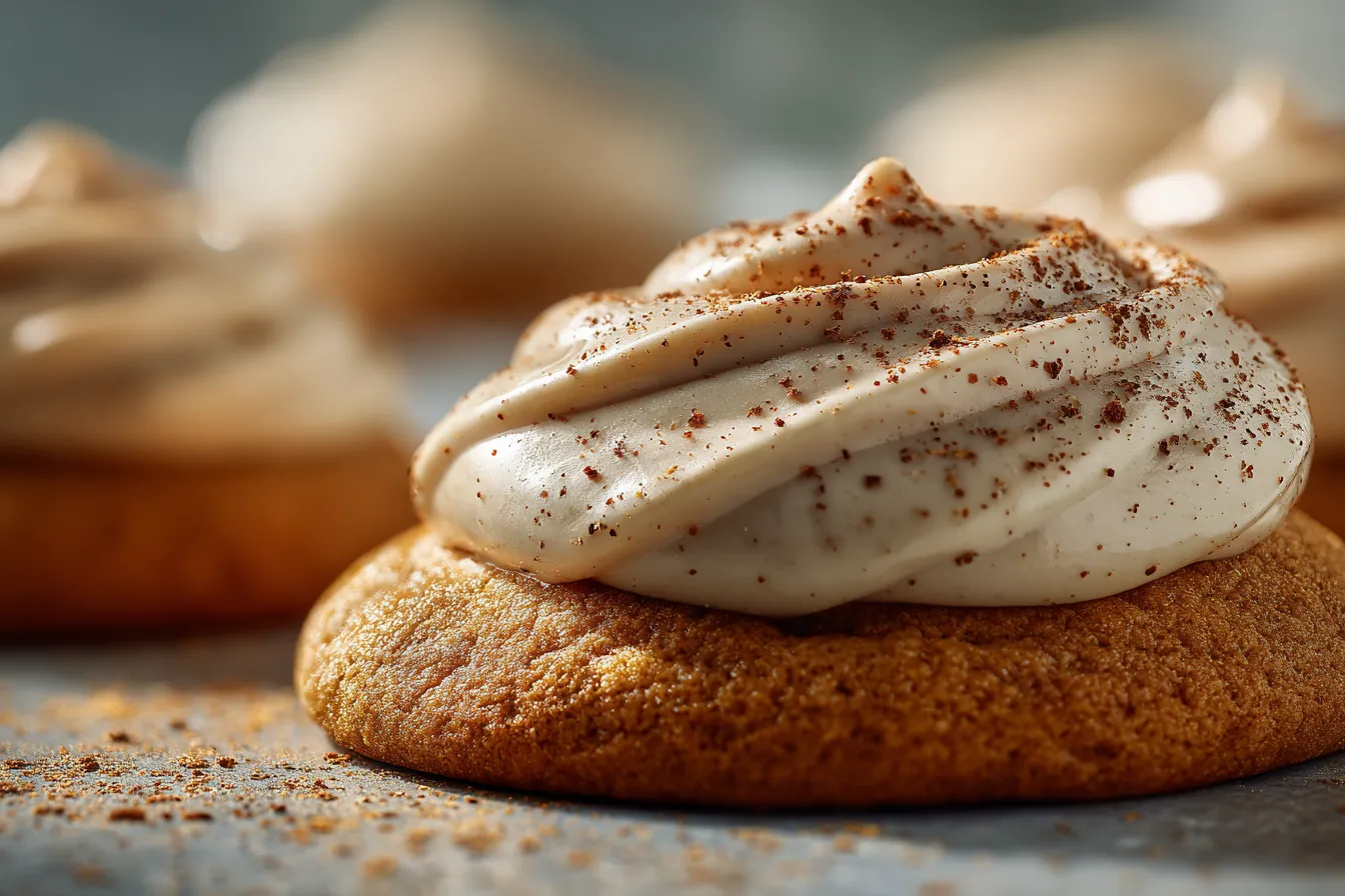 292 soft pumpkin cookies with cinnamon frosting 3 695aef054ab8e