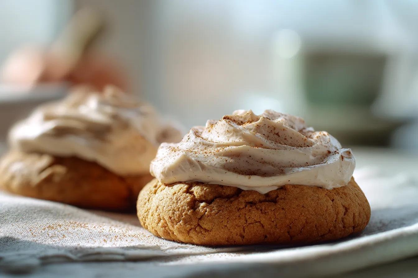292 soft pumpkin cookies with cinnamon frosting 4 695aef07c375c