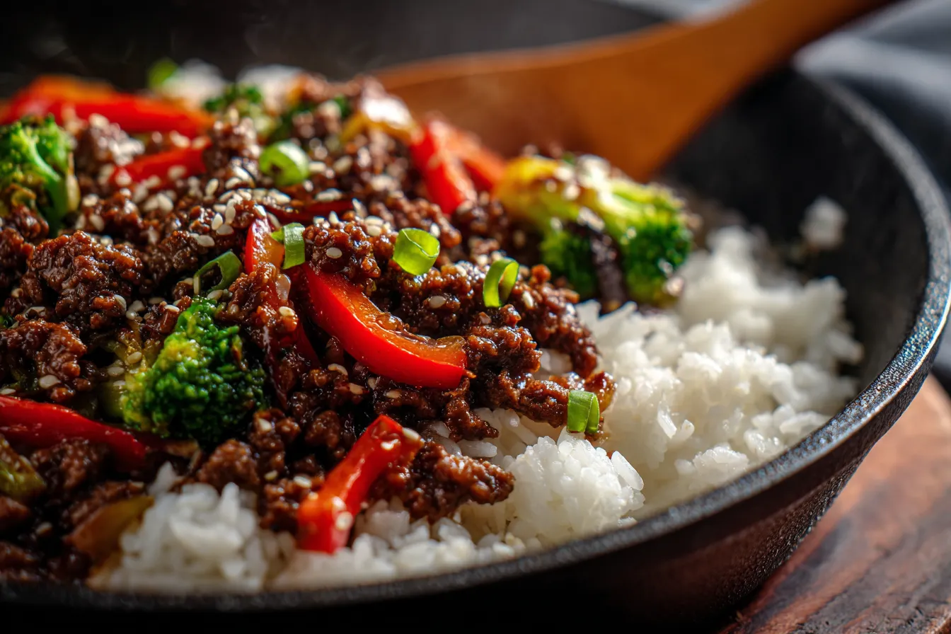 Irresistible Teriyaki Ground Beef Stir-Fry Recipe You’ll Love!