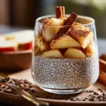 Warm Chai Spiced Chia Pudding with Cinnamon Apples