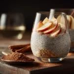 Warm Chai Spiced Chia Pudding with Cinnamon Apples