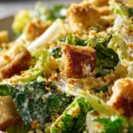 Winter Caesar Salad with Dijon Breadcrumbs.