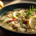 A Taste of Greece: Lemon Chicken Soup with a Twist