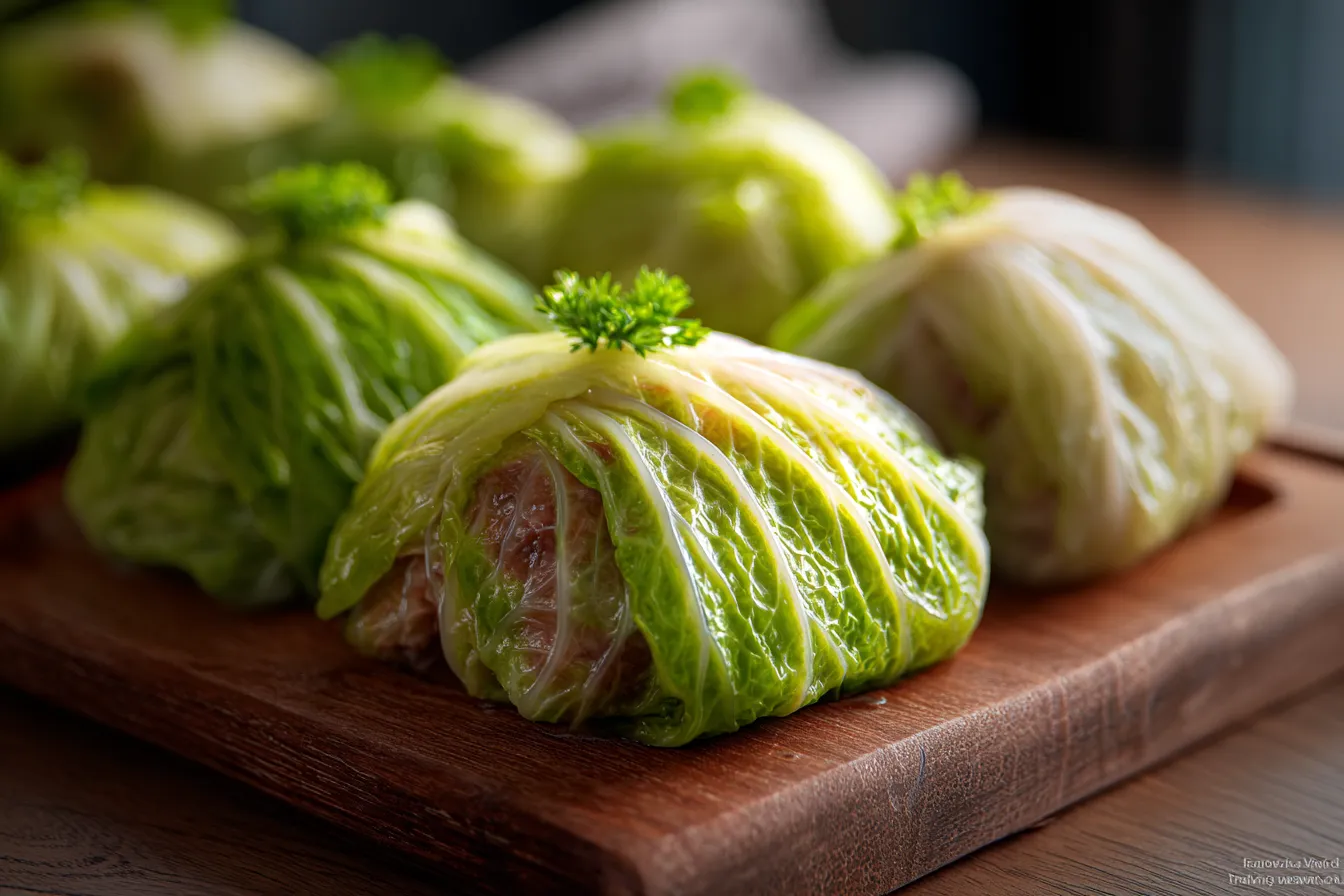 Delicious Asian-Style Steamed Cabbage Rolls with Lean Protein