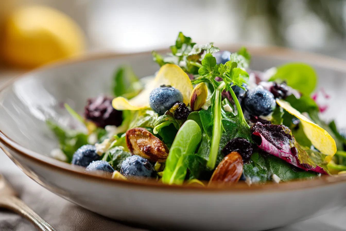 Delicious Blueberry Pistachio Spring Salad Recipe for You