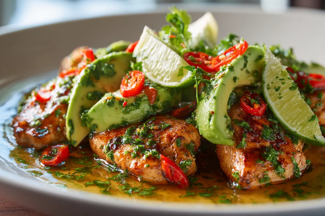 Savory Cilantro Lime Chicken & Avocado for Quick Dinners