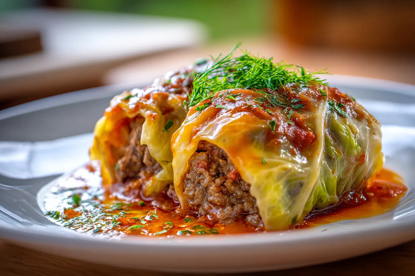 Savory Classic Cabbage Rolls w/ Ground Beef for Busy Weeks