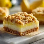 Classic Lemon Dessert Bars with a Soft Crumb Topping