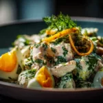 Cold Lemon Basil Chicken Salad for Busy Weekdays